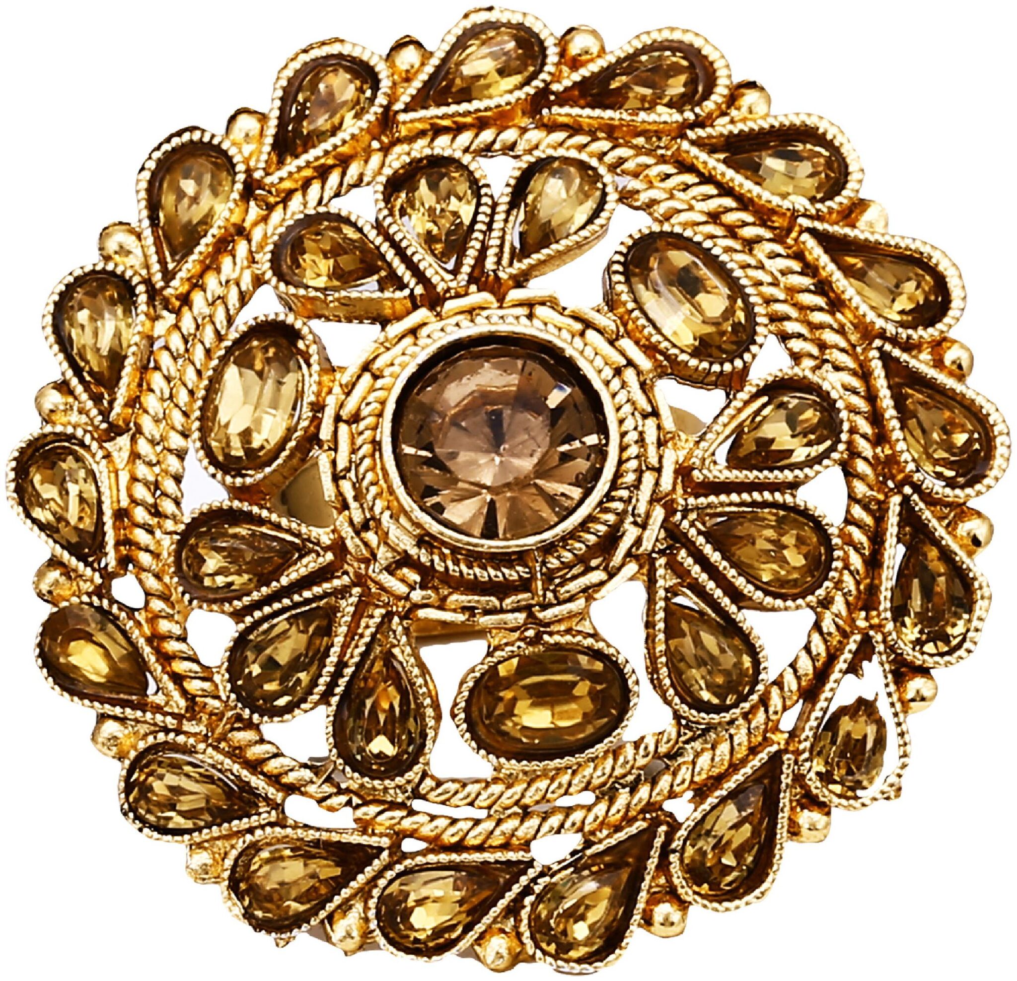 

VK Jewels Traditional Gold Plated Alloy Adjustable Ring for Women VKFR3324G