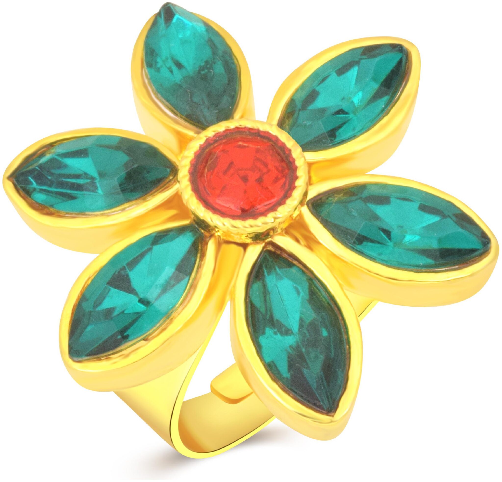 

VK Jewels Traditional Gold Plated Alloy Adjustable Ring for Women VKFR3308G