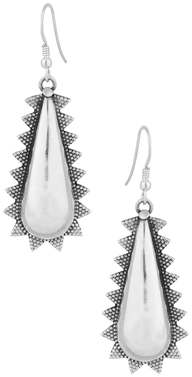 

Voylla Dangling Sterling Silver Danglers With Silver Plating