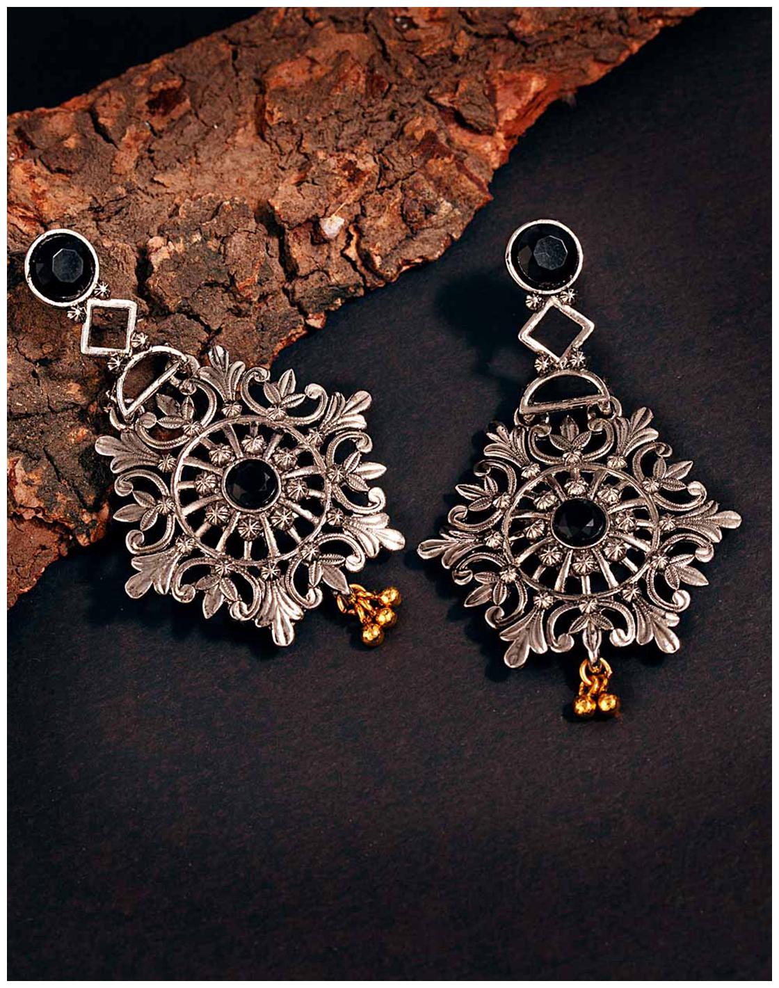 

Voylla Aadikara Filigree Drop Earrings