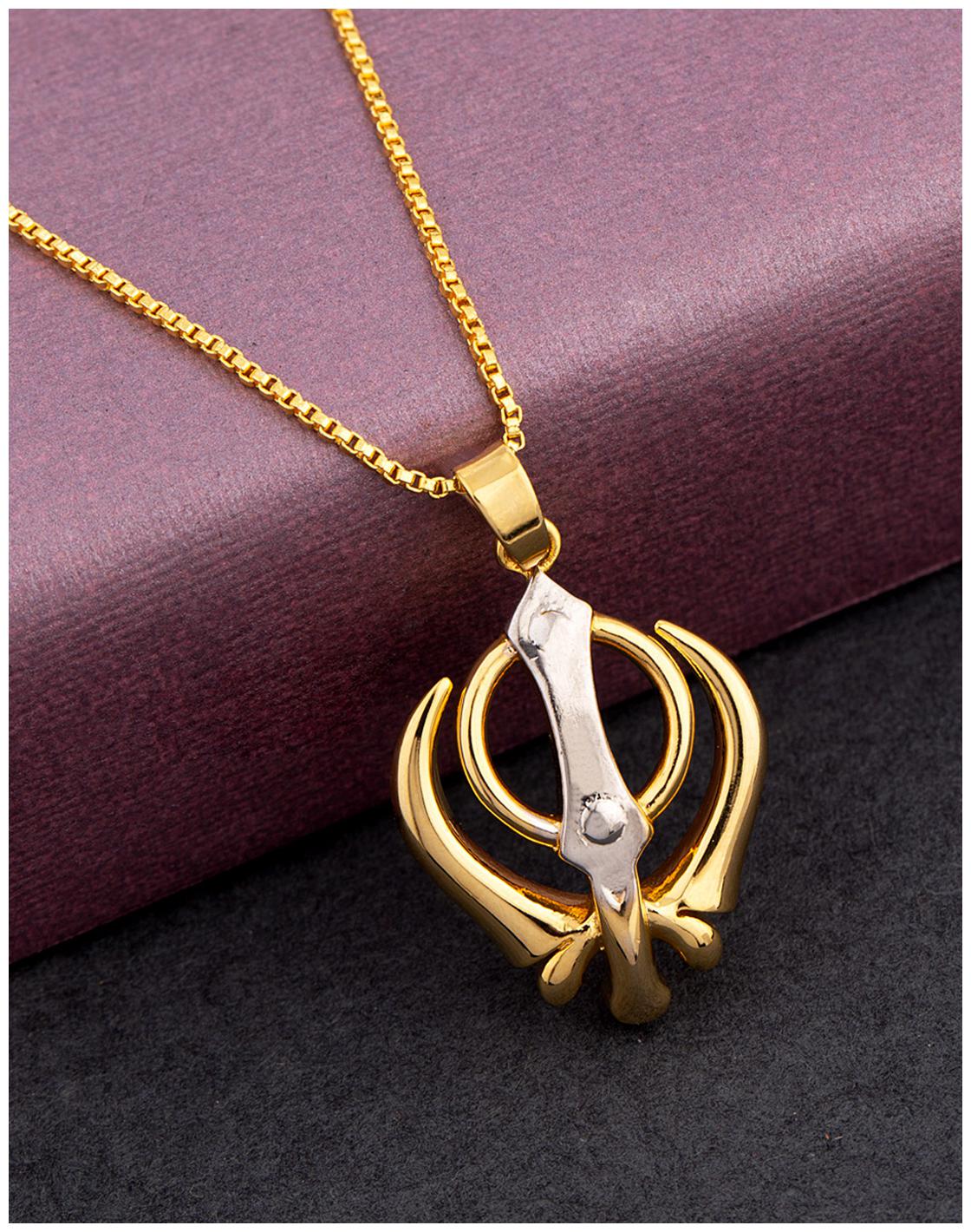 

Voylla Aastik Khanda Motif Pendant