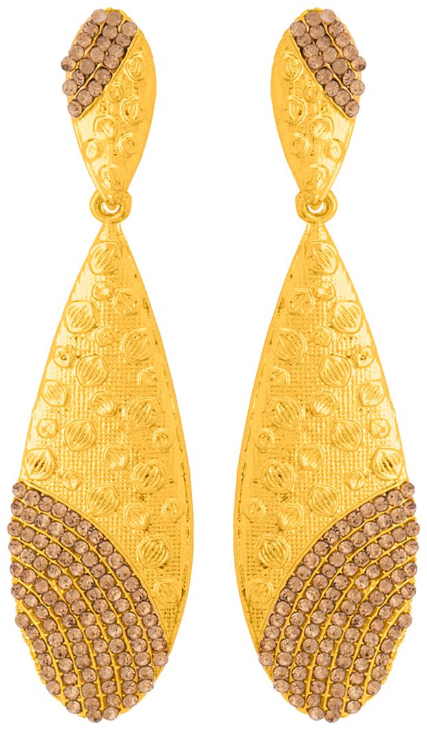 

Voylla Alloy Gold Plated Festive Dangle Earring For Women