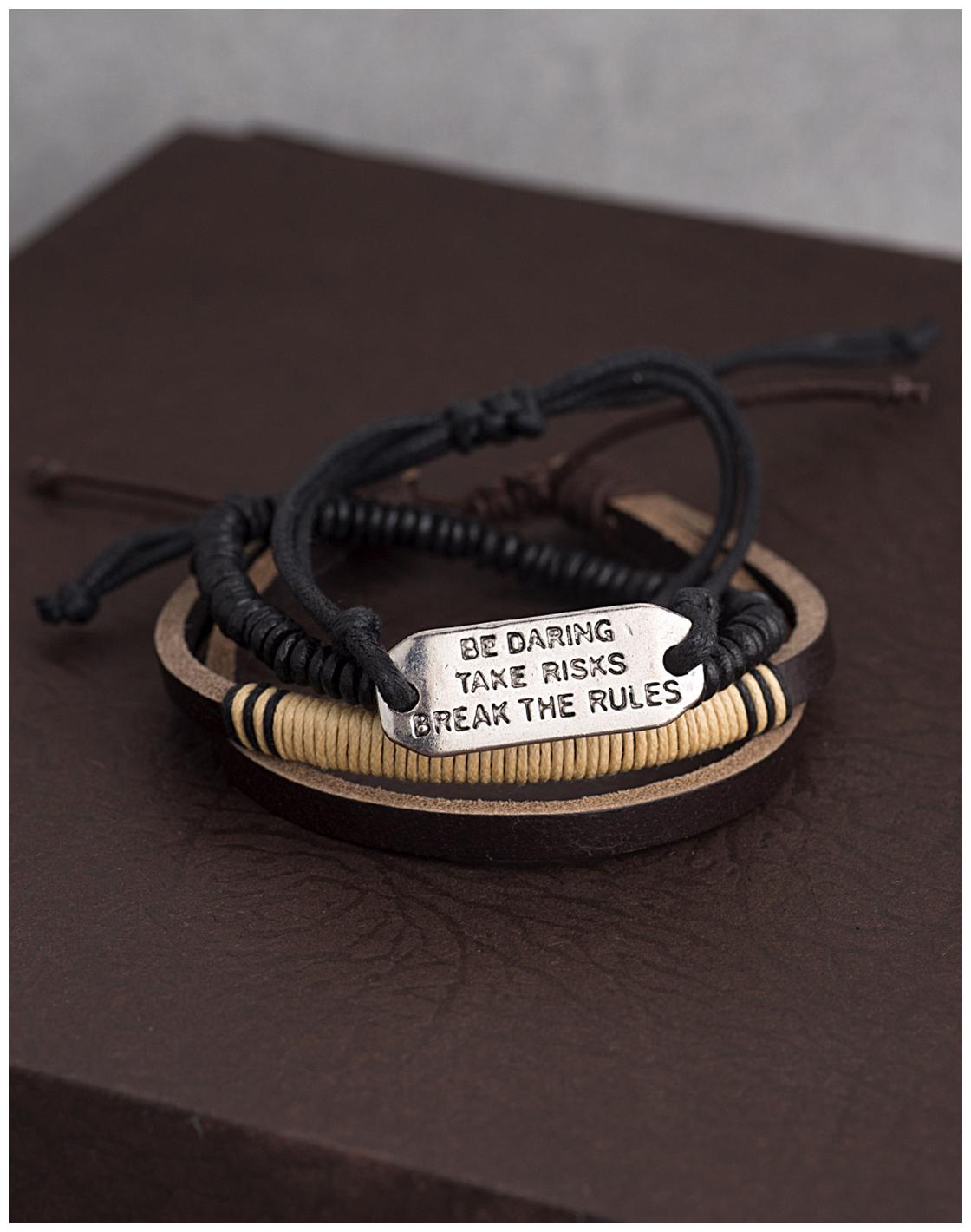 

Voylla Beaded Gypsy Combo of 3 Adventure Bracelets