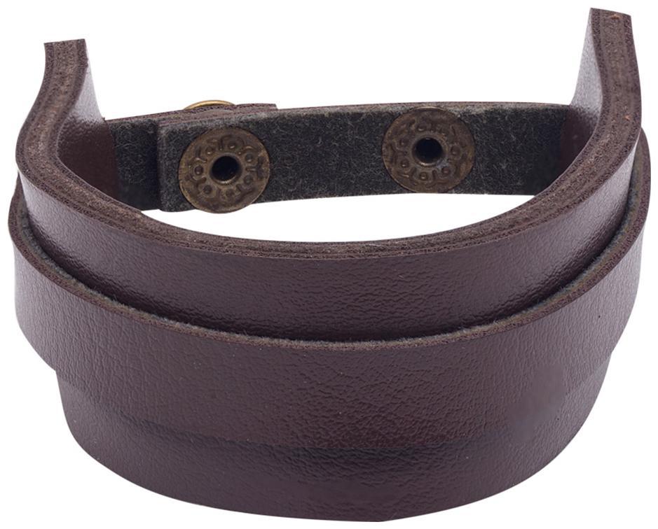 

Voylla Biker Brown Band Bracelet