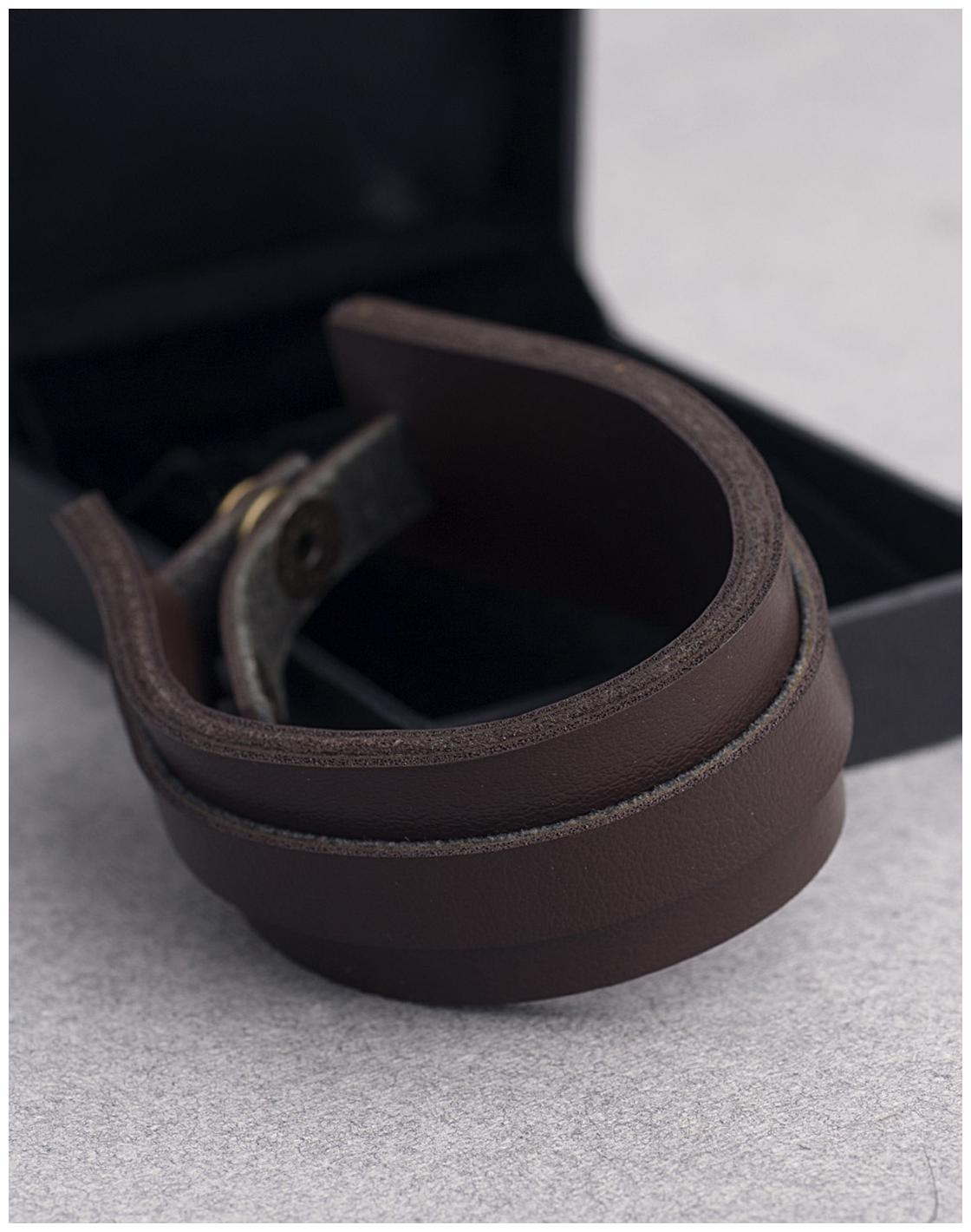 

Voylla Biker Brown Band Bracelet