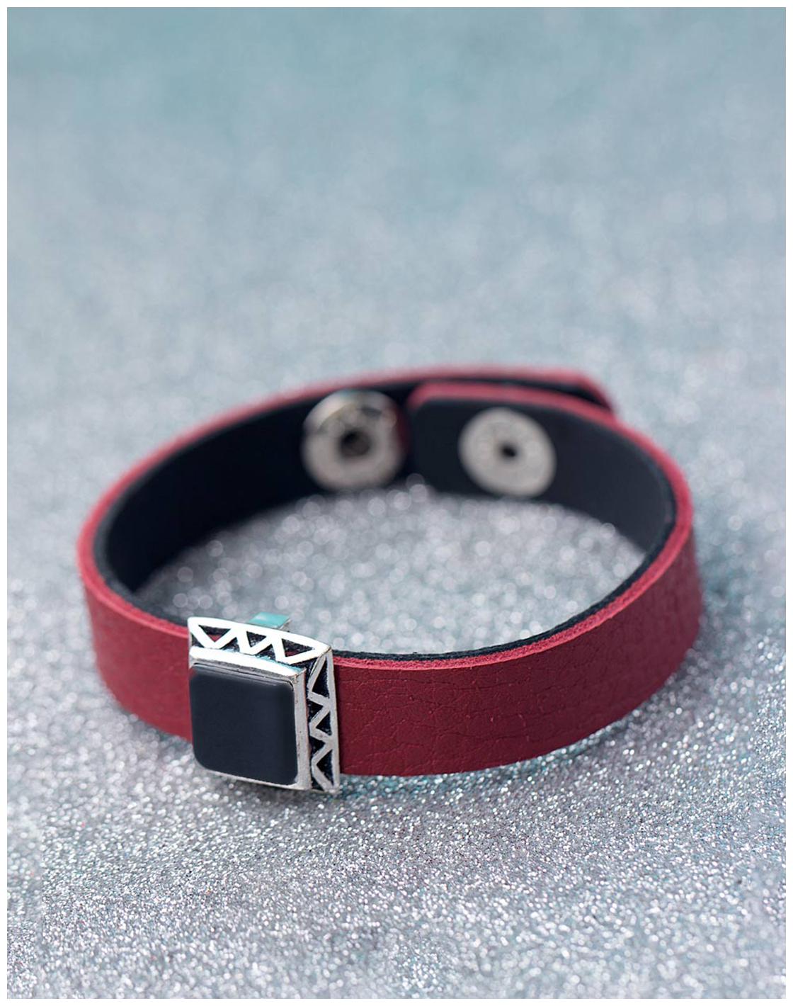 

Voylla Black Red Milestone Bracelet