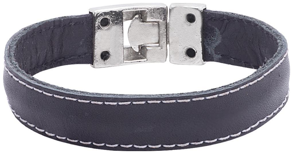

Voylla Black Everyday Bracelet from Leather Trend Collection