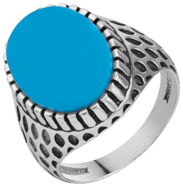 

Voylla Blue Stone Signet Milestone Ring