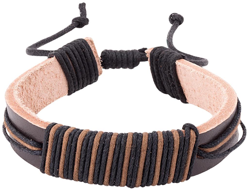 

Voylla Bohemian Black and Brown Leather Wrap Bracelet from Cool Stacked