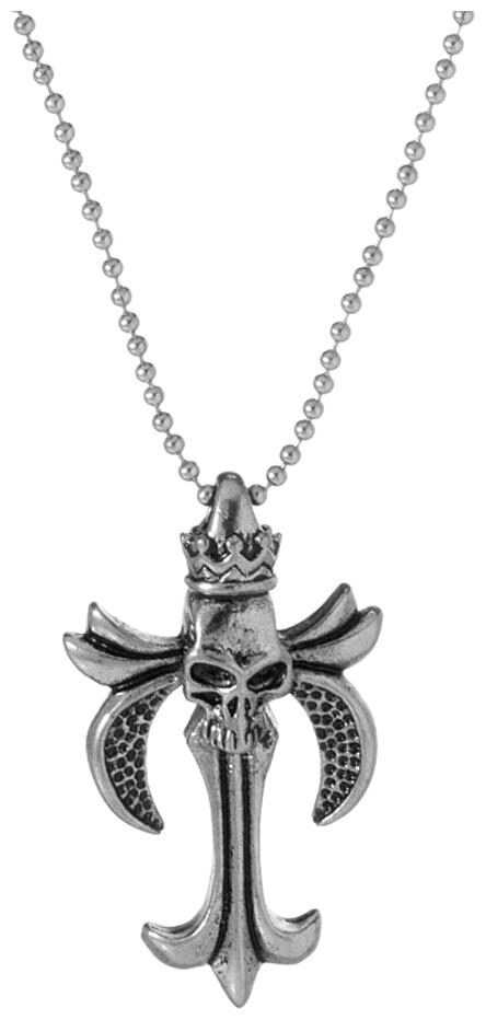 

Voylla Bold And Attractive Oxidized Silver Tone Pendant With Chain
