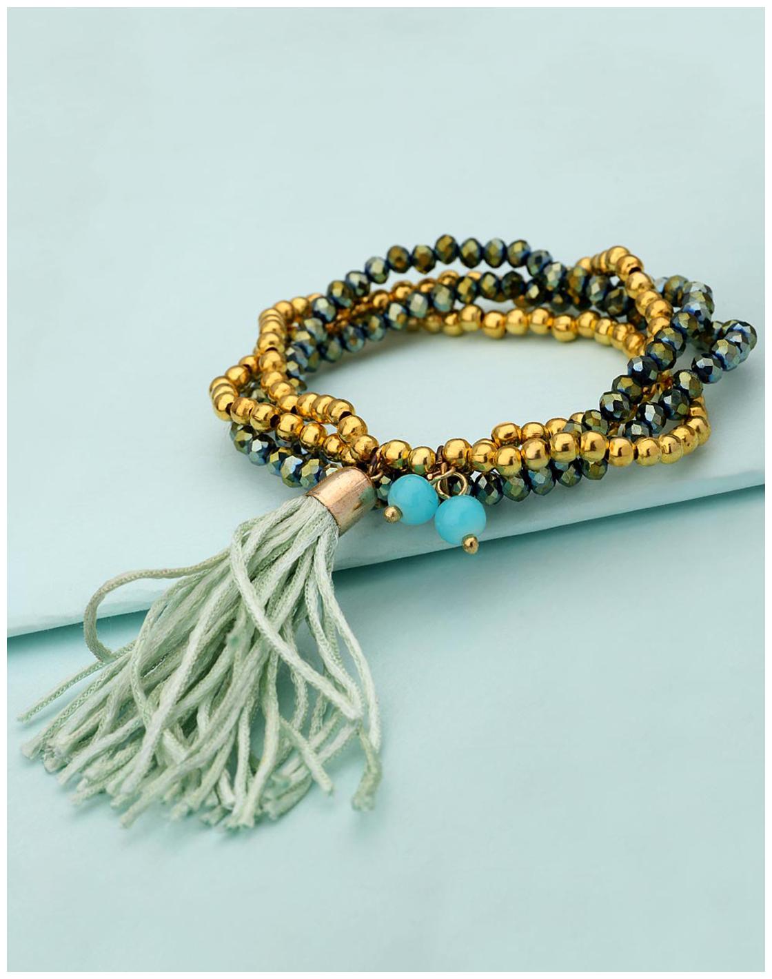 

Voylla Bracelet For Women Graced With Sparkling Beads