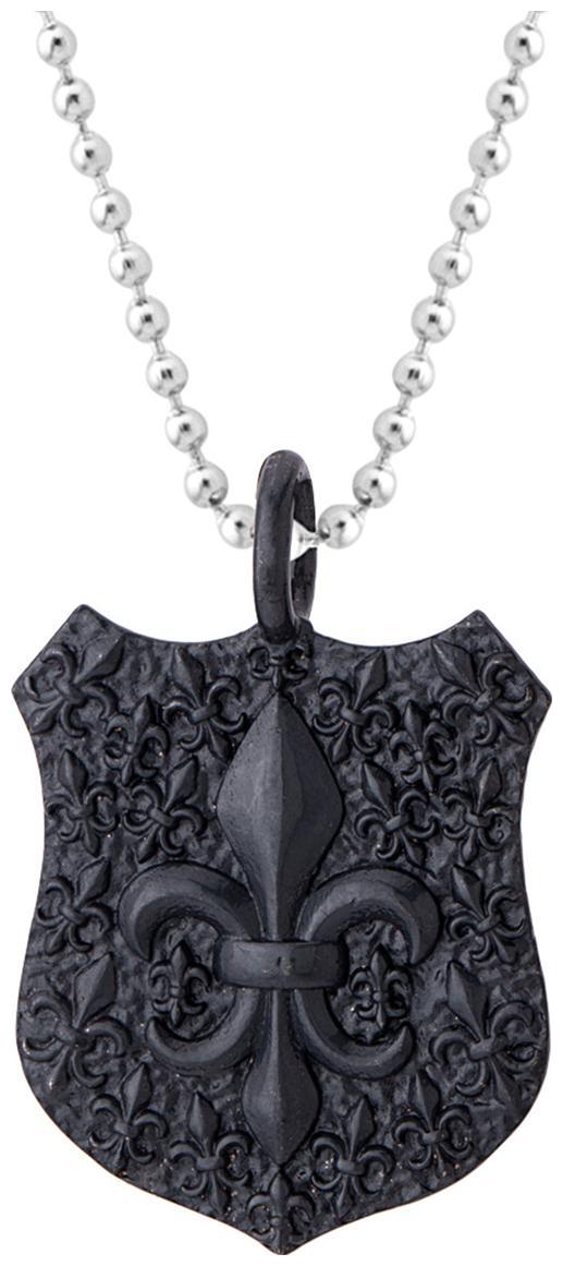 

Voylla Camp Royale Oxidized Silver Plated Motif Pendant