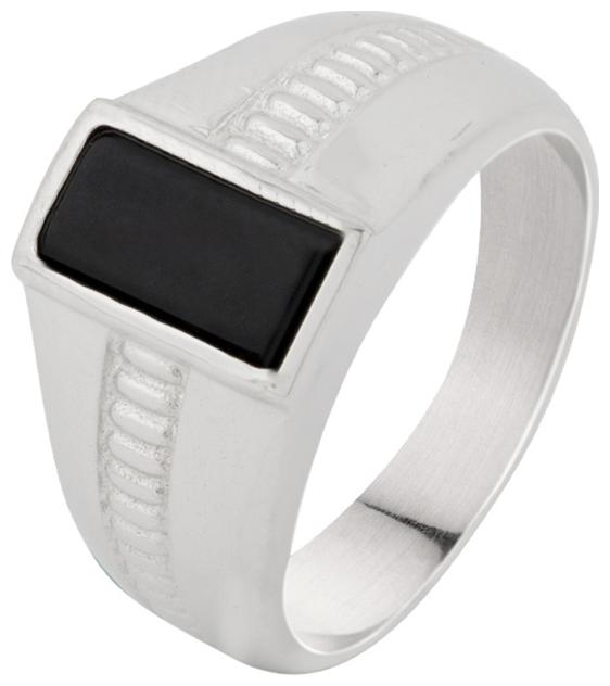 

Voylla Classy Black Stone Silver Plated Milestone Ring