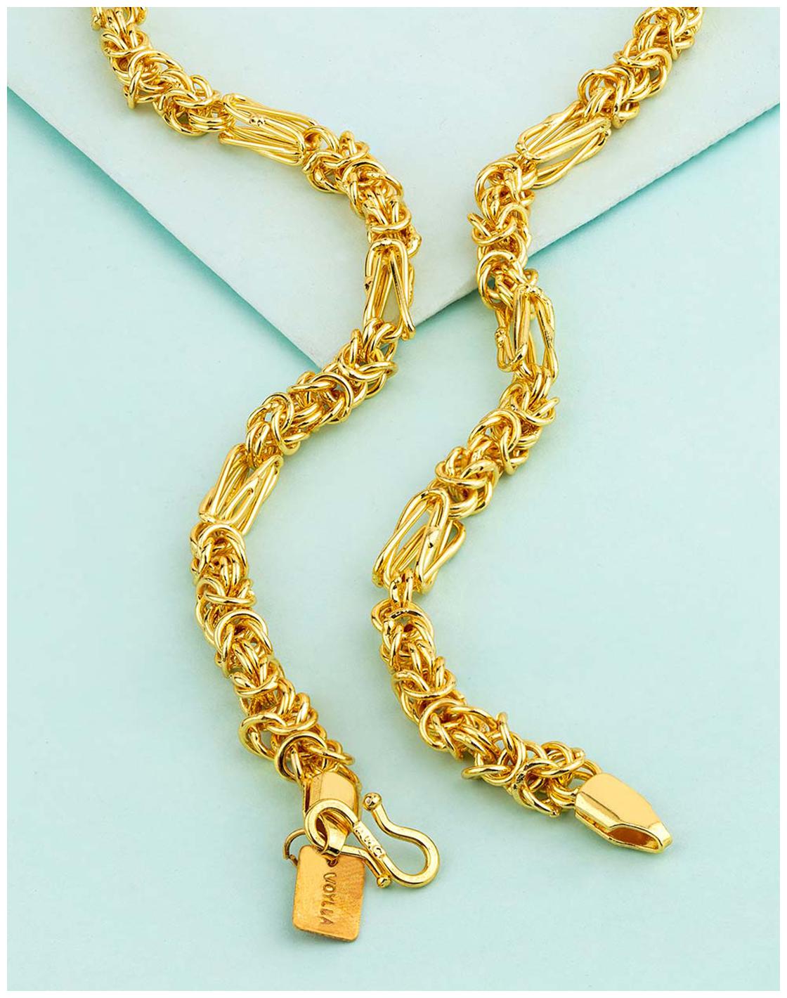 

Voylla Classic Gold-Plated Smart Handmade Link Chain