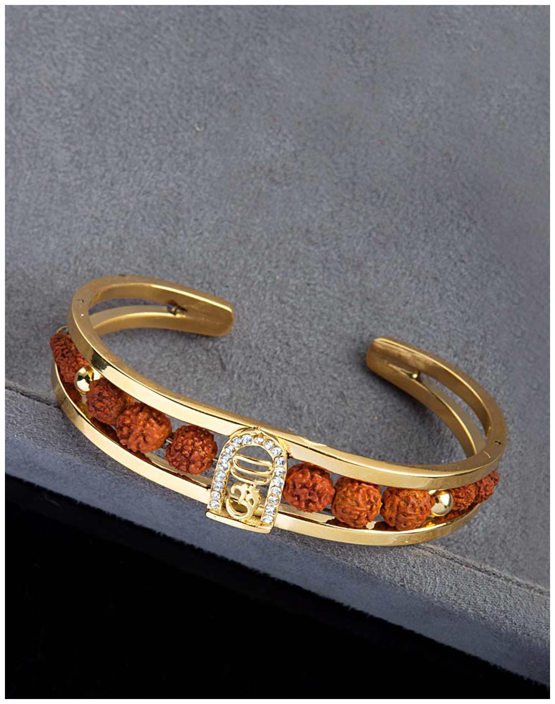 

Dare by Voylla Classy Bracelet Embellished with Faux Rudraksha