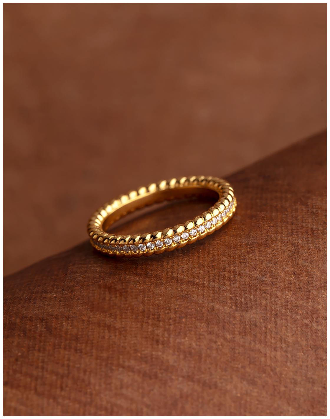 

Voylla Classic Gold Plated Band Ring