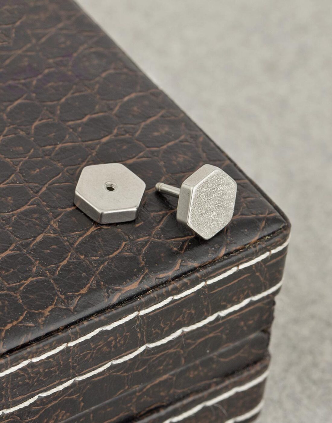 

Dare by Voylla Classy Hexagonal Stud from the Stud Out Collection