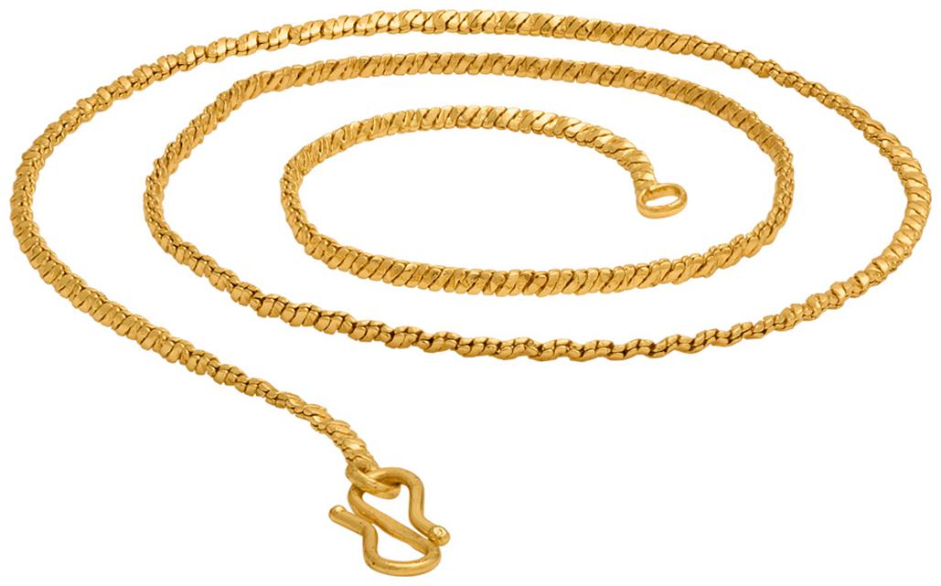 

Voylla Classy Golden Links Snake Style Link Chain