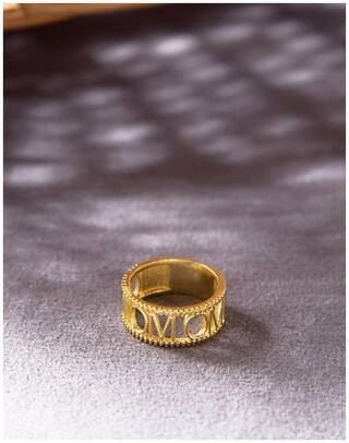Dare by Voylla Clear Spell Mahadev Ring