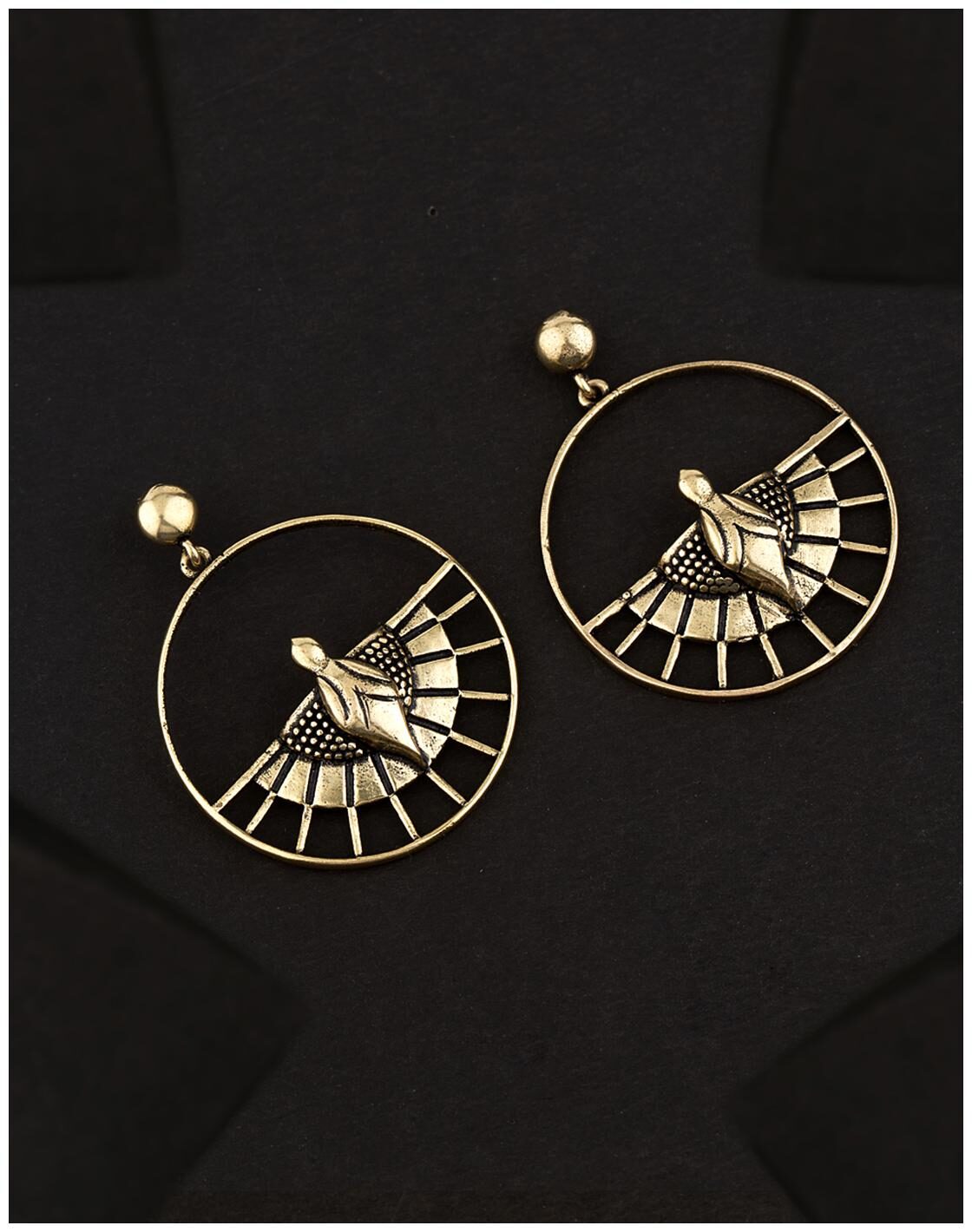 

Voylla Cleopatra Sphinx Hoop Earrings
