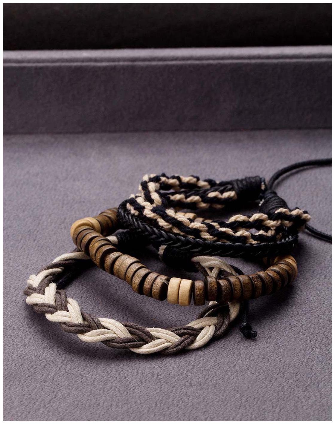 

Dare by Voylla Cool Stacked Wrap Combo Bracelets Set