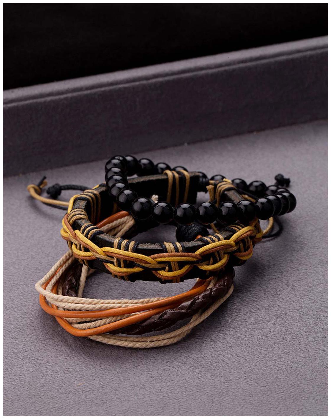 

Voylla Cool Stacked Wrap Combo Bracelets
