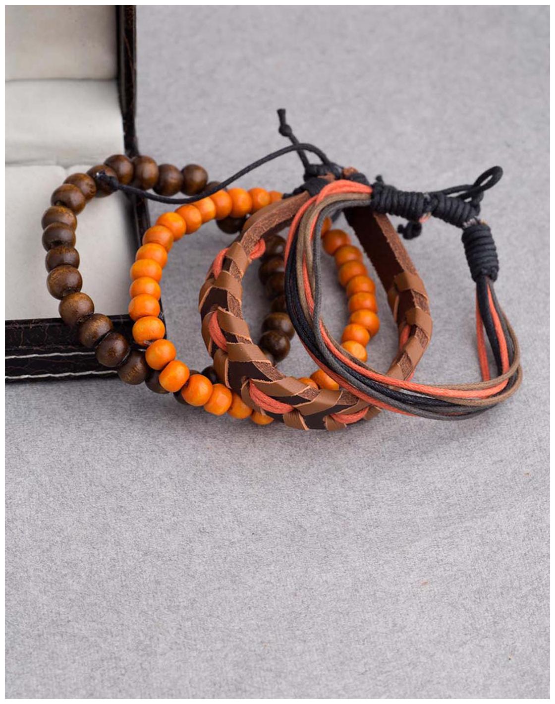 

Dare by Voylla Cool Stacked Pack Of 4 Bracelets