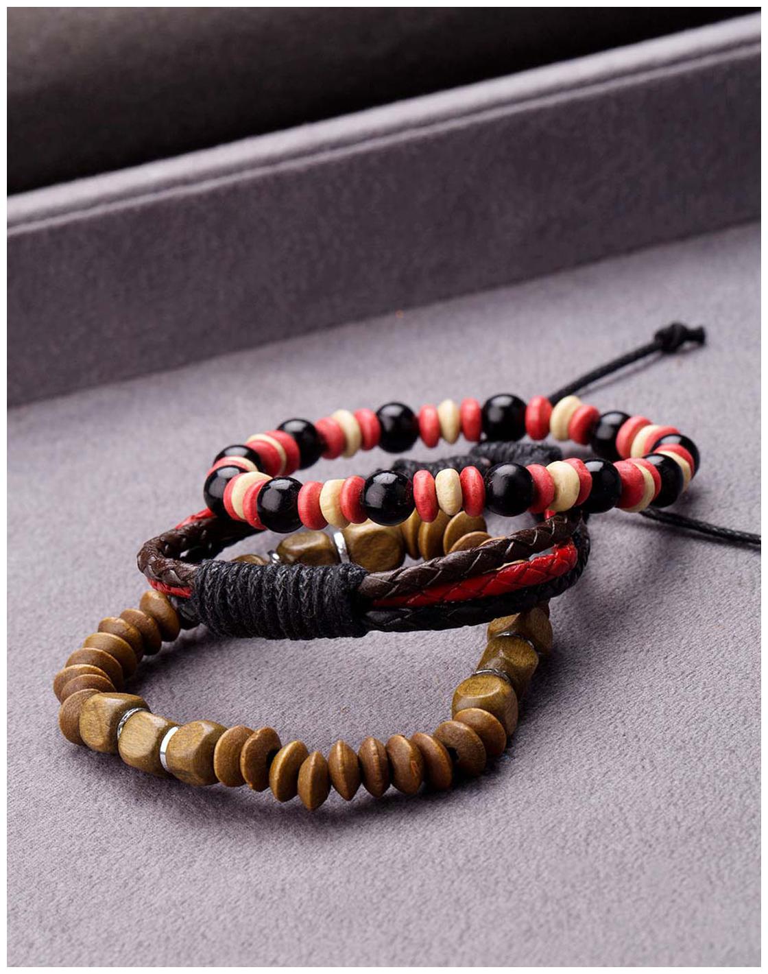 

Dare by Voylla Cool Stacked Funky Combo Wrap Bracelets