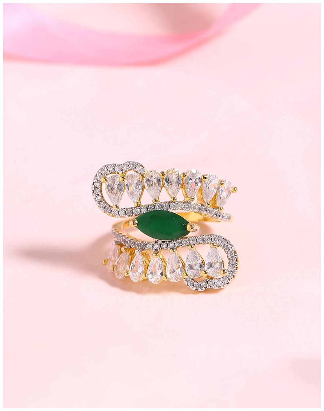 

Voylla Cutwork Design Women s Ring