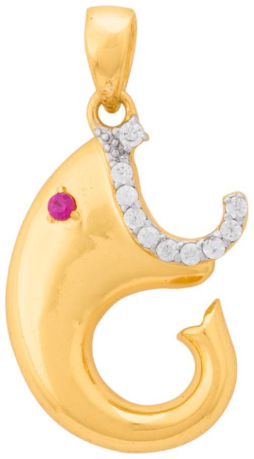 

Voylla CZ Embellished Ganesha Pendant Inspired By Spiritual Saga