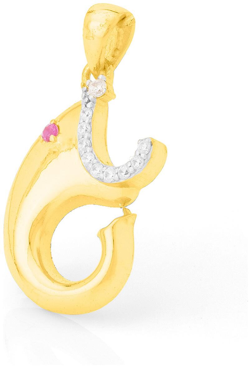 

Voylla CZ Embellished Ganesha Pendant Inspired By Spiritual Saga