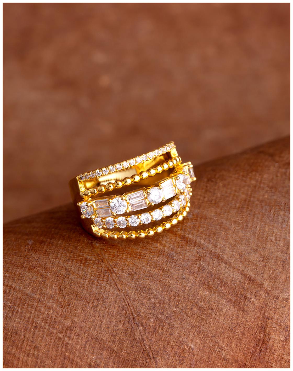 

Voylla CZ Gems Adorned Women s Ring