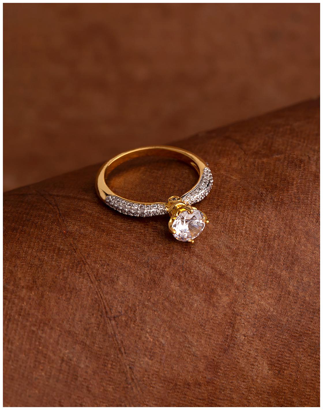 

Voylla CZ Gems Adorned Casual Ring
