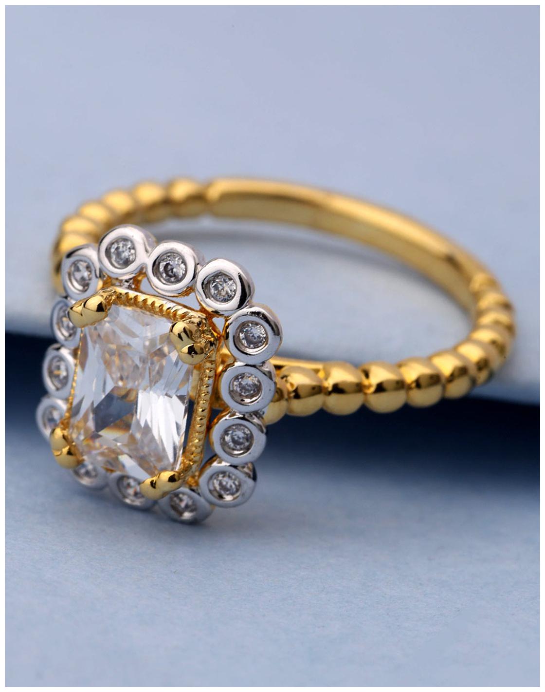 

Voylla CZ Studded Classy Ring For Women