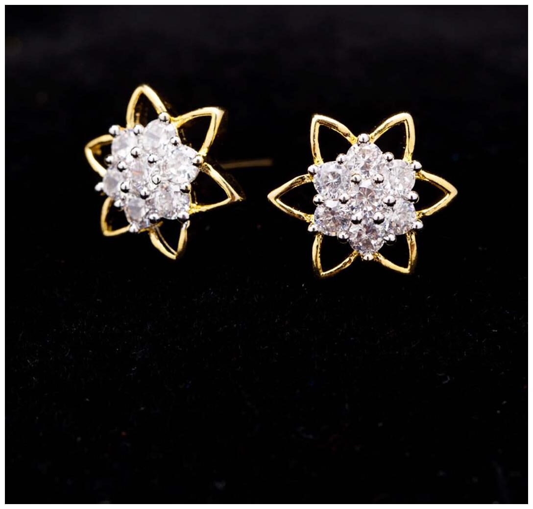 

Voylla CZ Star Ear Studs