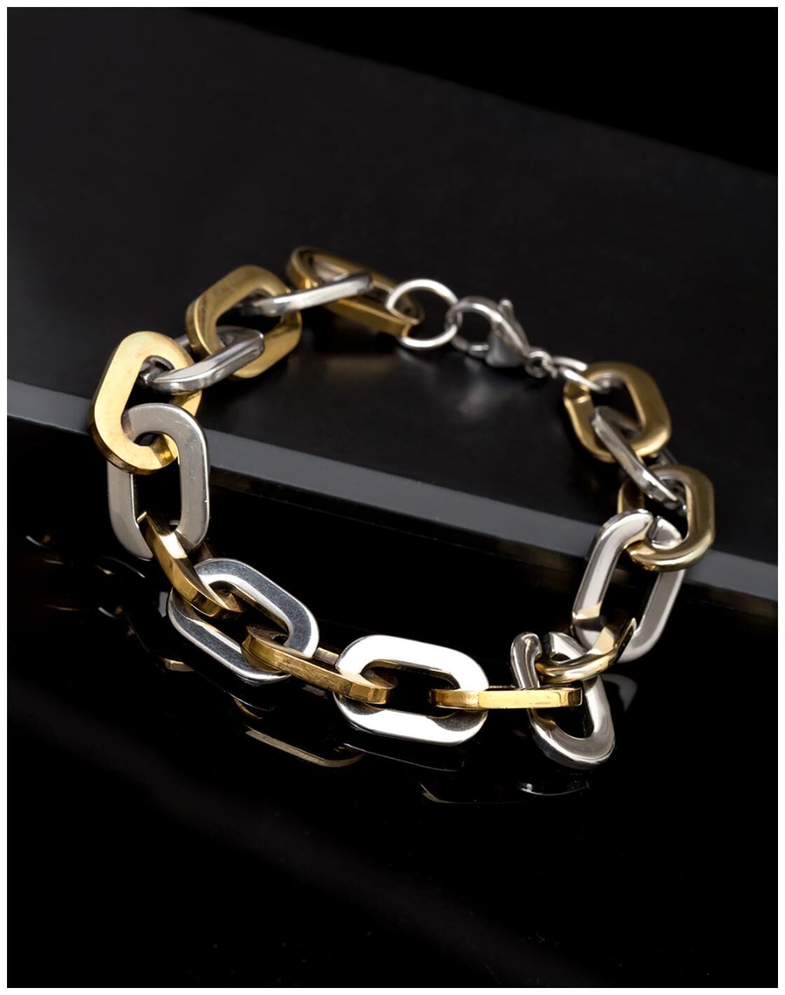 

Voylla Dual Plated Link Style Bracelet