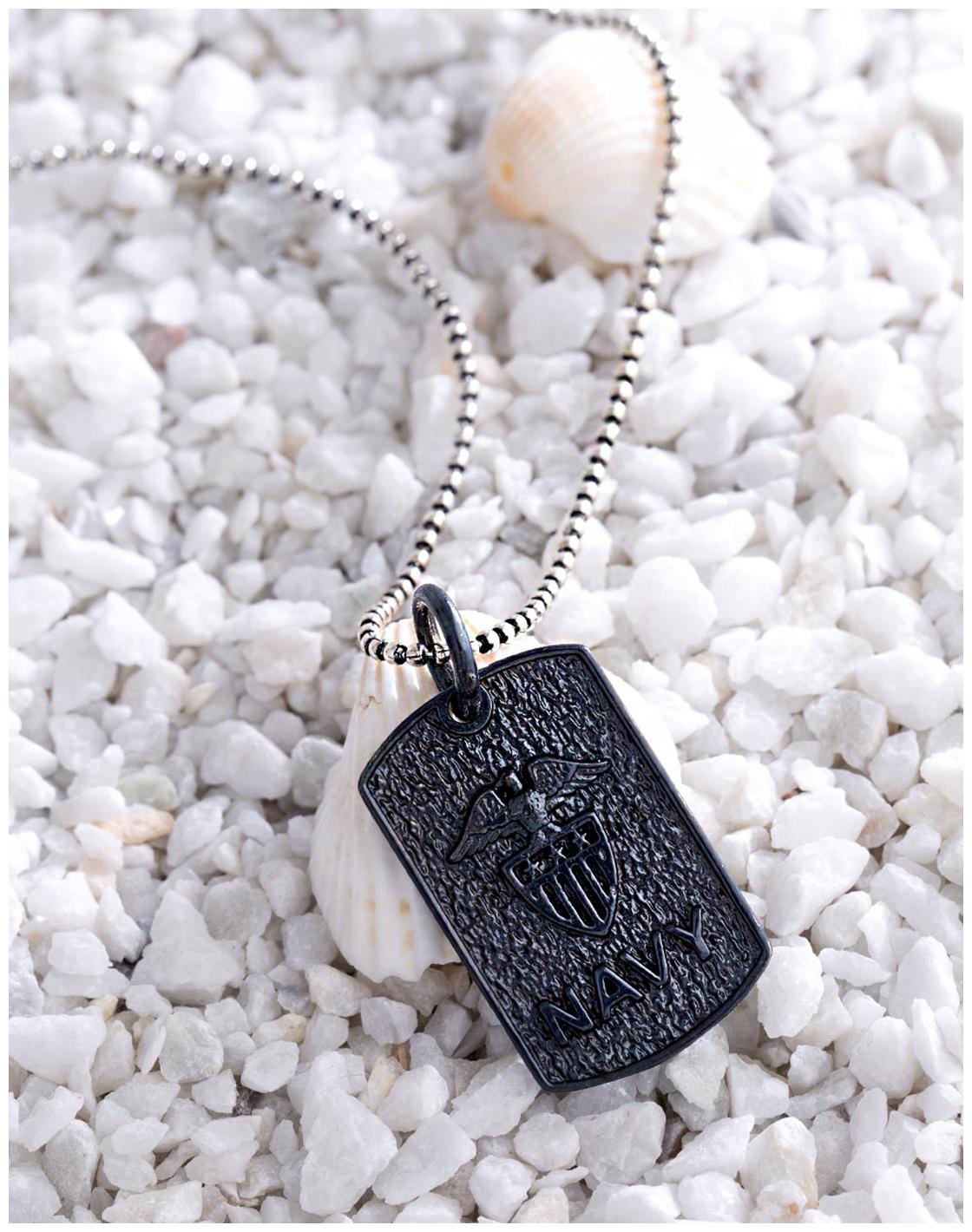 

Voylla Dual Plated Navy Squad Pendant
