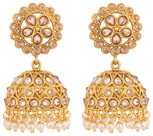 

Voylla Reversal Saga Lattice Design Earrings