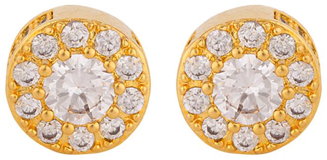 

Voylla Yellow Gold Plated Stud Earrings