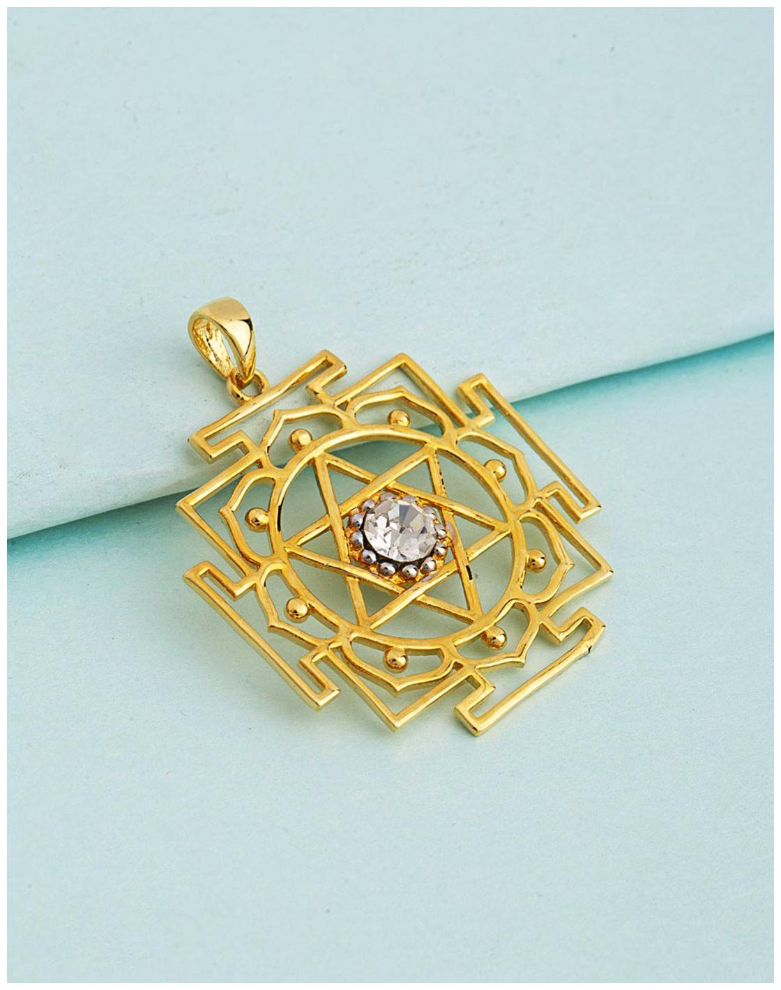 

Voylla Faith Trust Gem Embellished Pendant