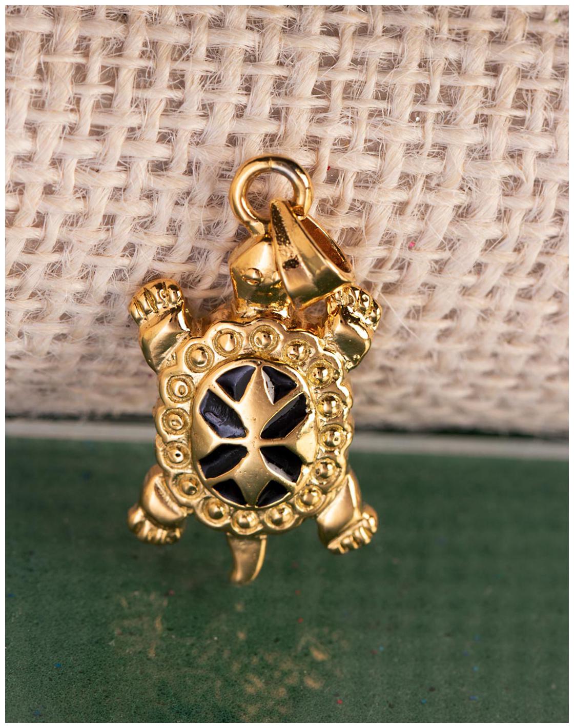 

Voylla Faith Trust Good Luck Tortoise Pendant