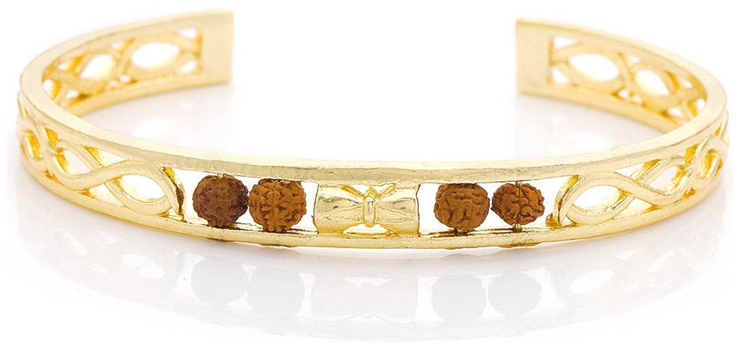 

Voylla Faux Rudraksha Studded Cuff Bracelet