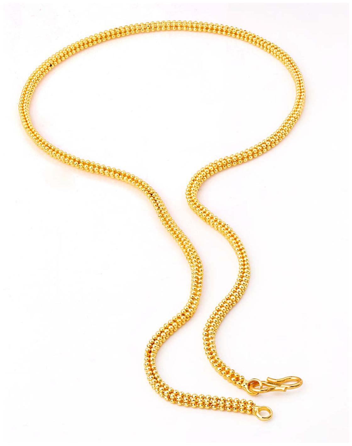 

Voylla Flicker Links Brass Rope Chain