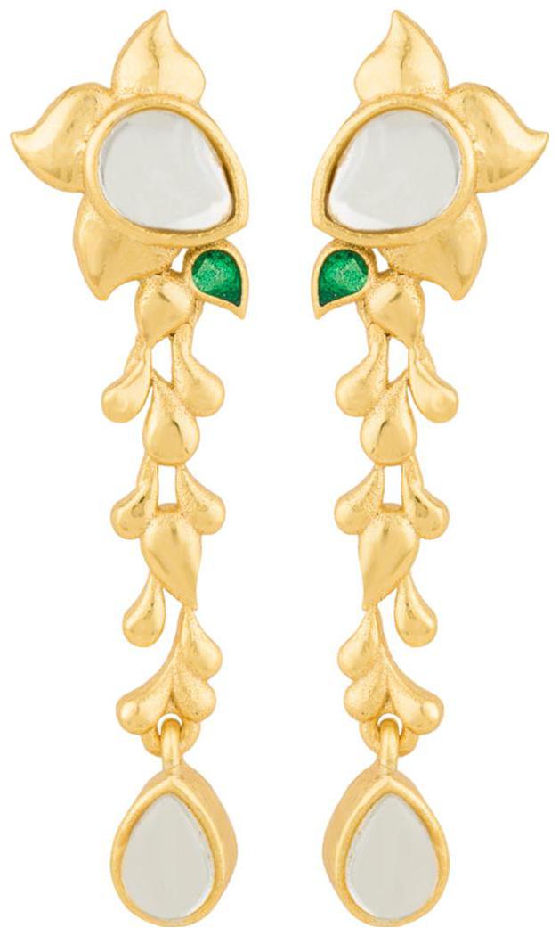 

Voylla Floral Touch Corolla Earrings