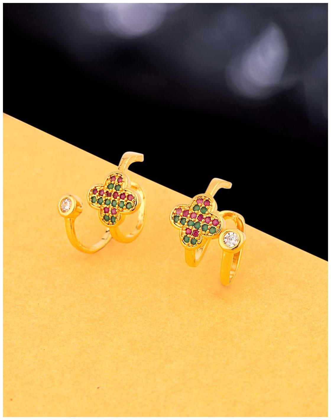 

Voylla Four Leaves Clover Earrings