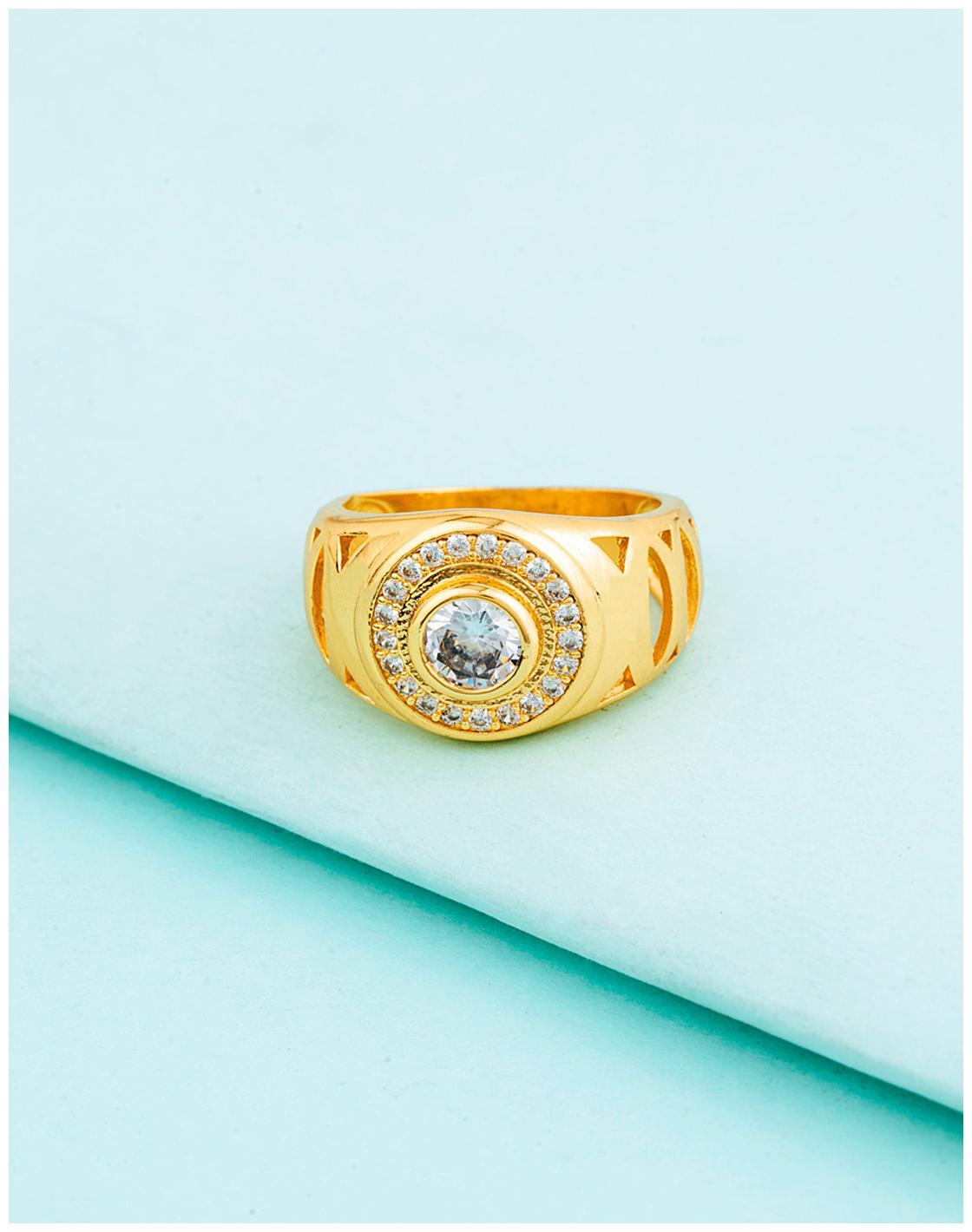 

Voylla Glint Rings Round Cut Zircon Ring