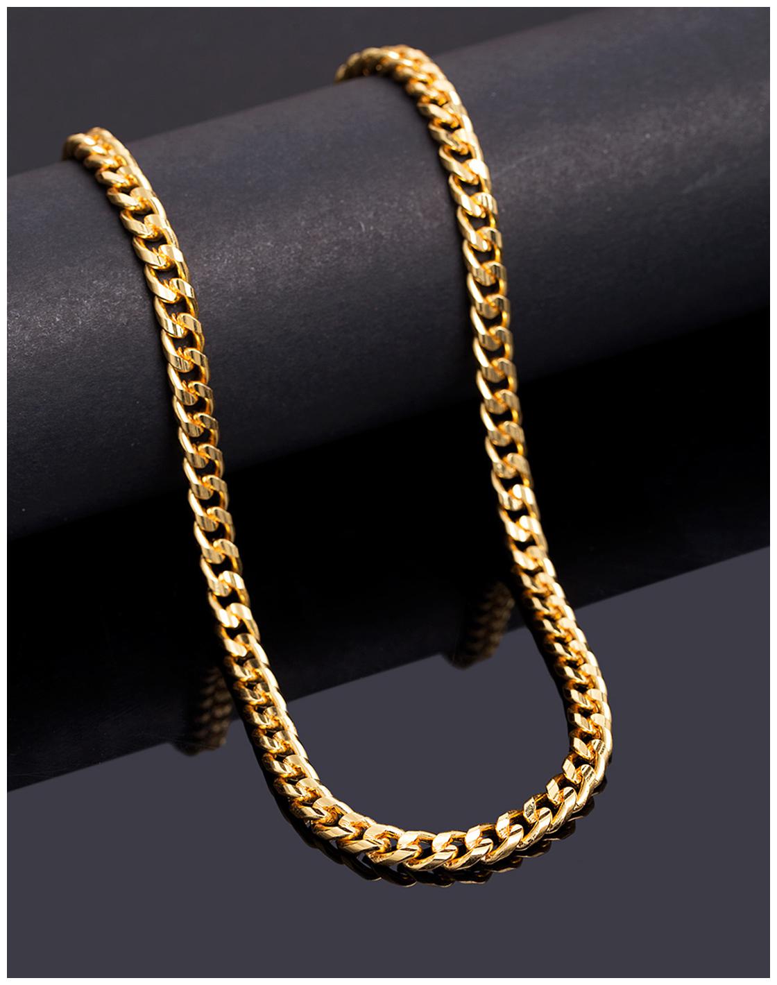 

Voylla Golden Links Small Curb Link Chain