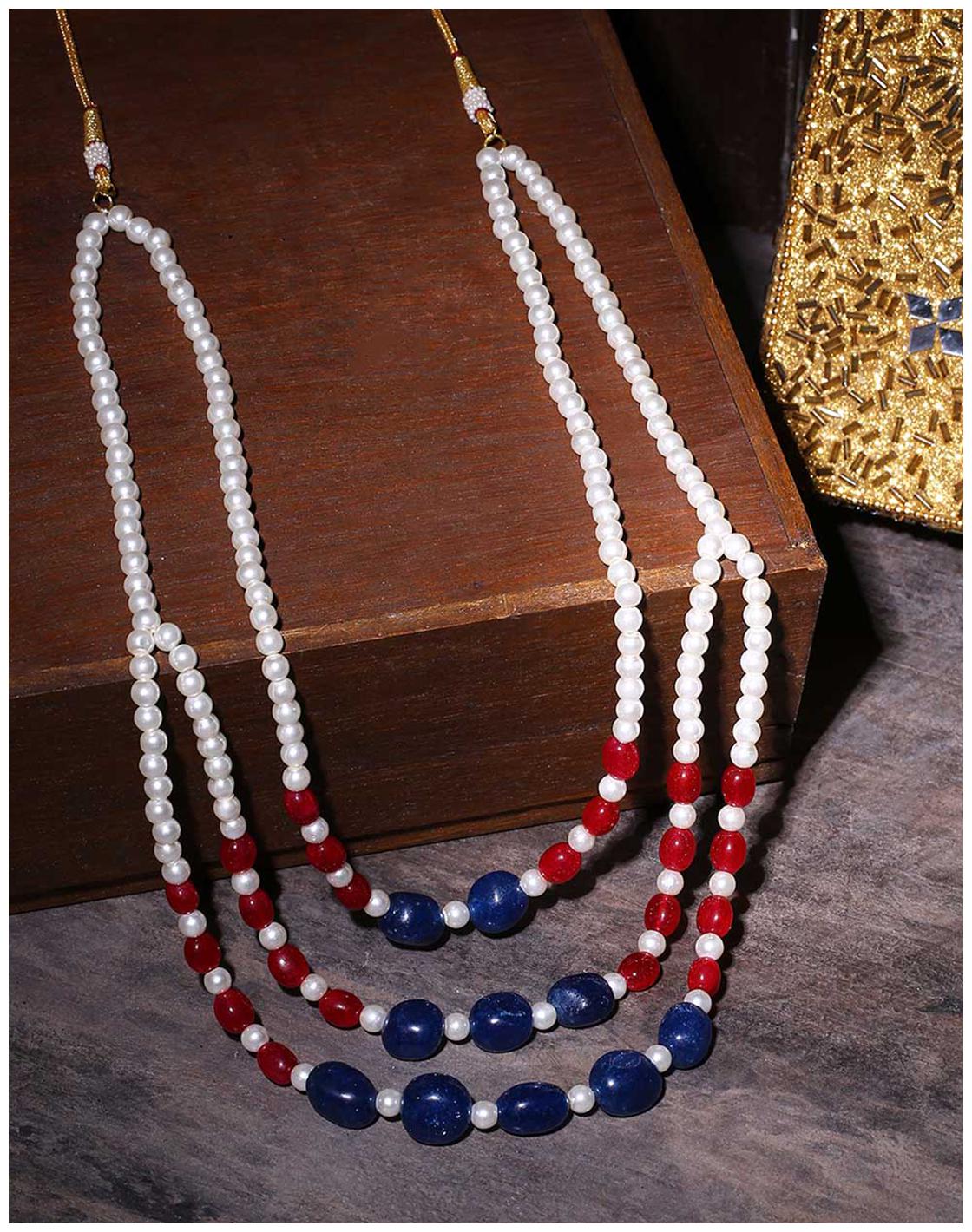 

Voylla Groom Jewellery Coloured Beads Necklace