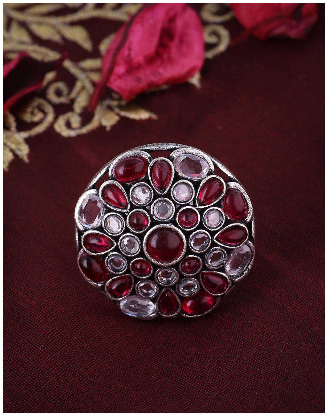 

Voylla Gulistan Floral Inspired Cocktail Ring