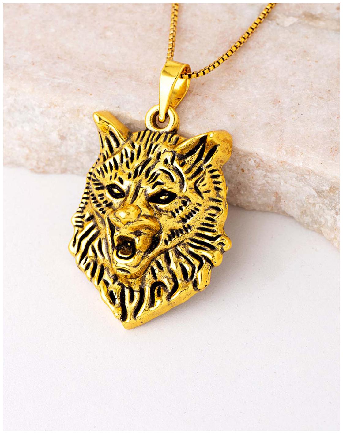 

Voylla Halloween Collection Wolf Head Pendant